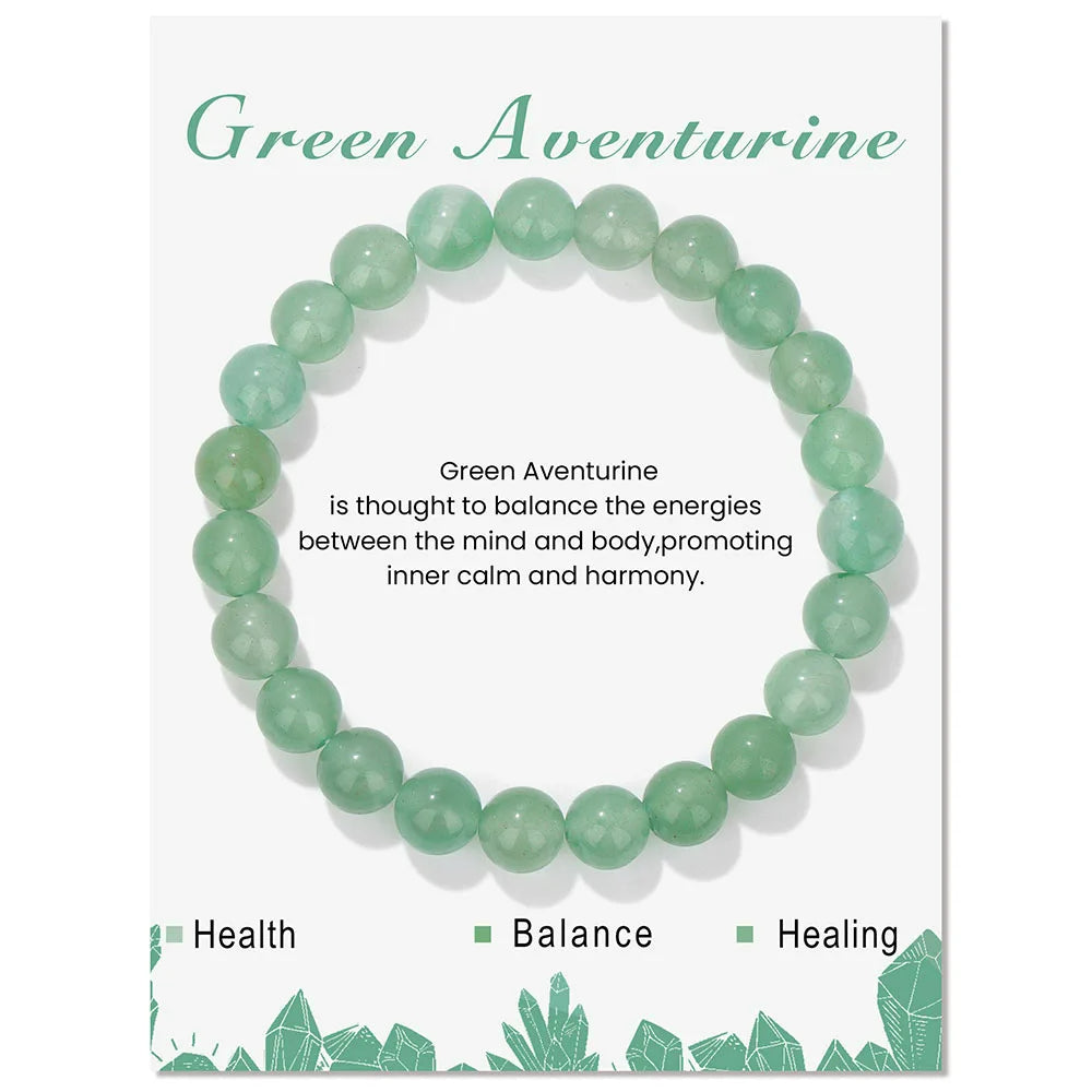 Natural Crystal Healing Energy Bracelet - Aria-Amazonite-The Livary
