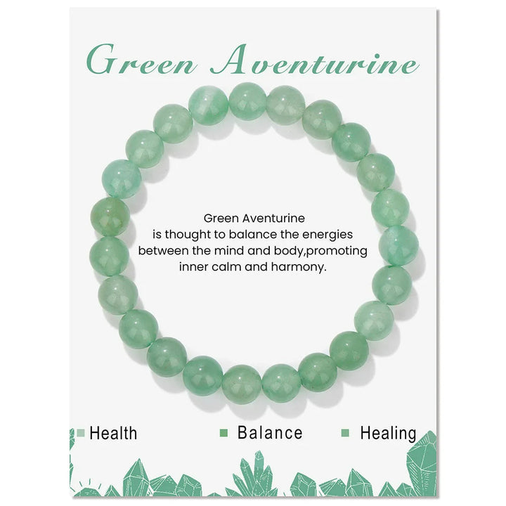 Natural Crystal Healing Energy Bracelet - Aria-Amazonite-The Livary