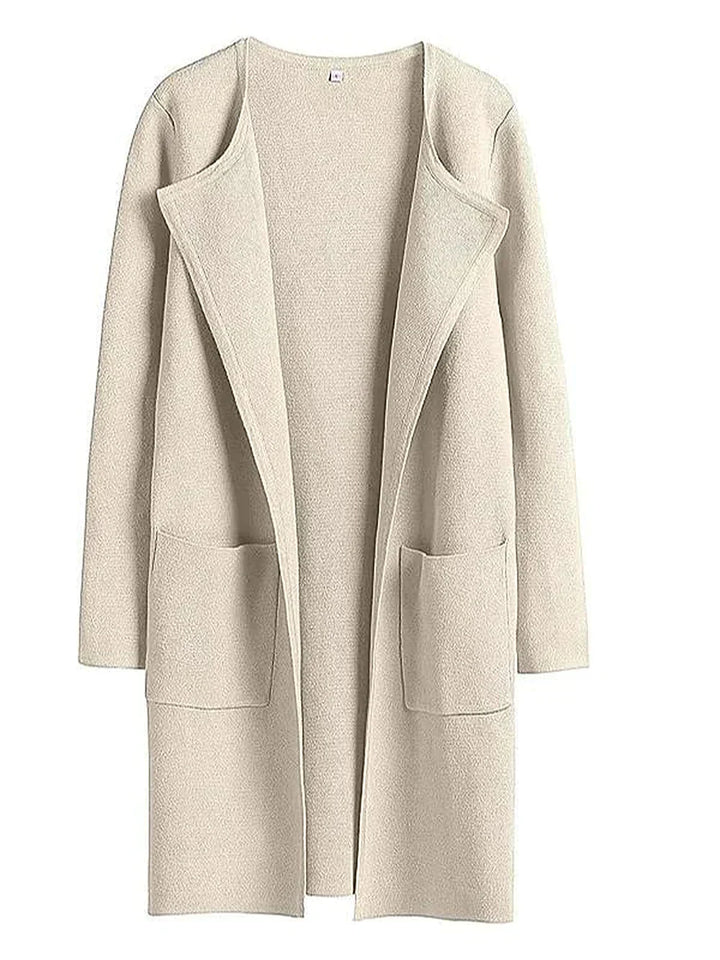 Stylish Ladies' Cardigan - Djamila-Brown-S (36)-The Livary