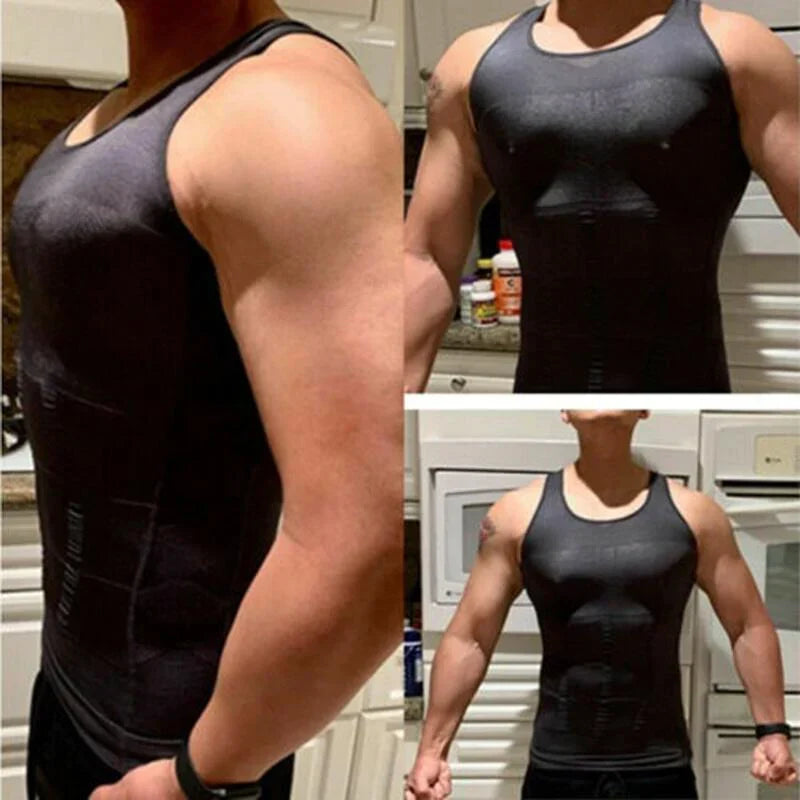 Men's Compression Undershirt – Massimo-Black-S-The Livary