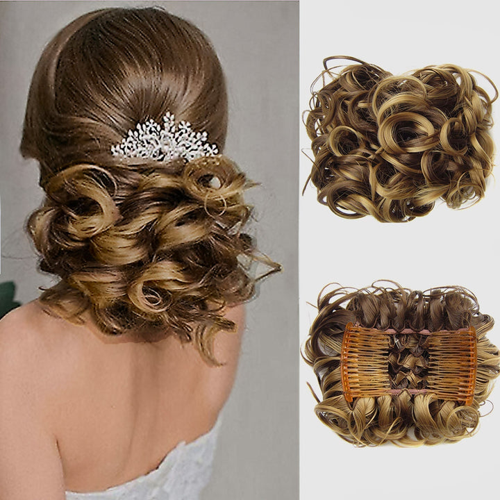 Curly Knot Hair Extension – FluffyFix-08#-The Livary