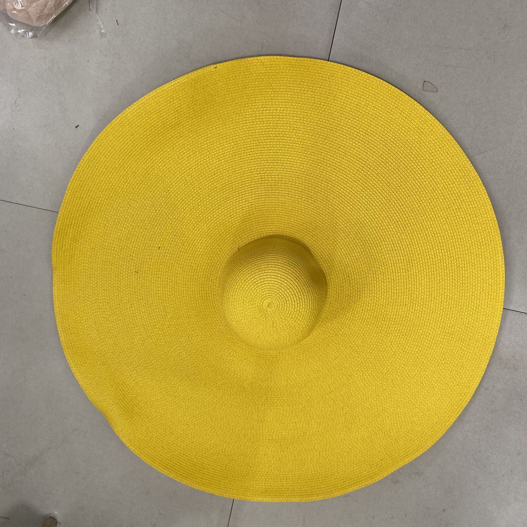 Light women's summer hat with a wide brim and breathable design – Cindy-Yellow-One size fits all-The Livary