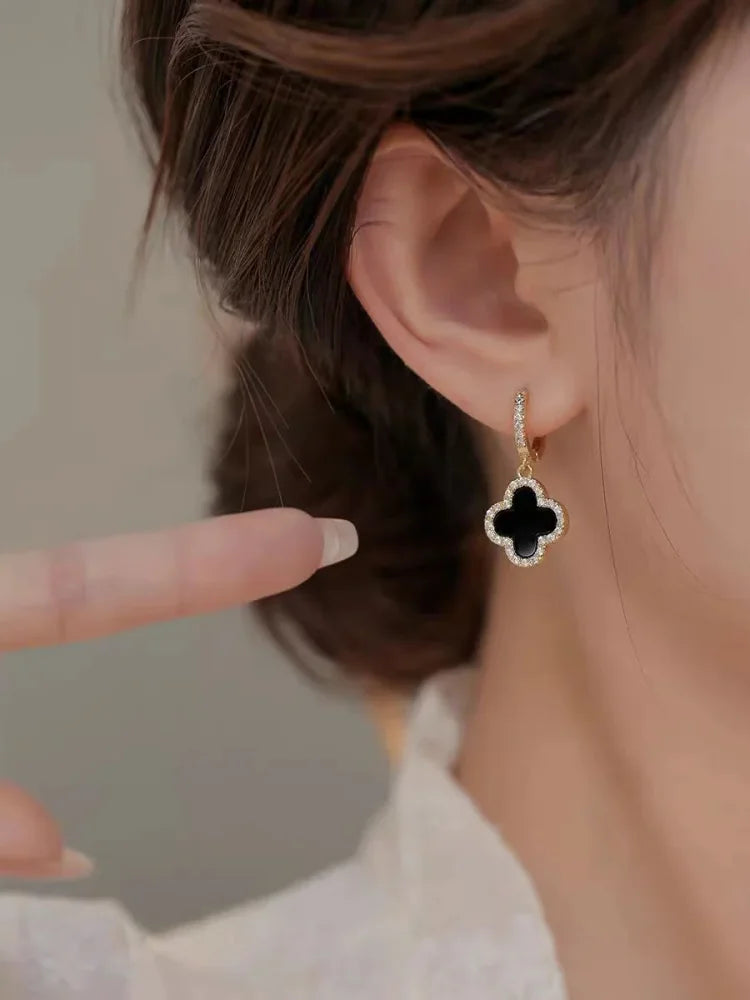 Clover Earrings - Clara-Green-The Livary