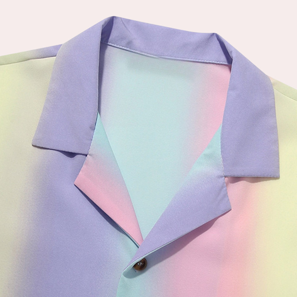 Colourful Striped Shirt for Men - Lorenzo-S-The Livary