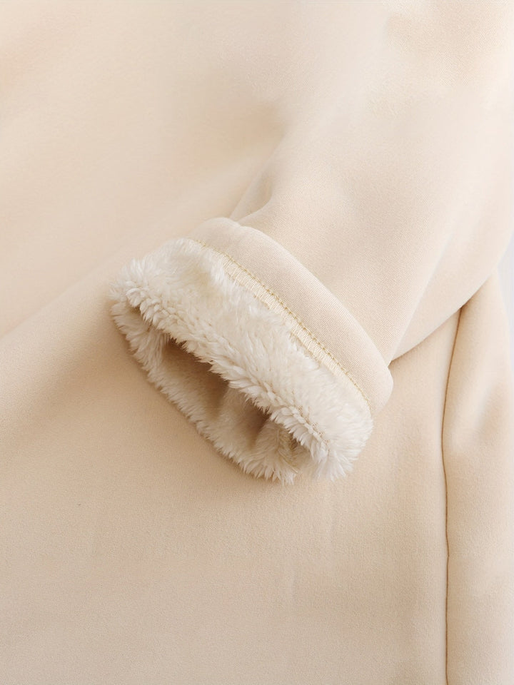 Comfy Fleece Sweatshirt - Liona-Pink-S-The Livary
