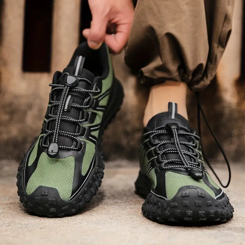 Stylish Women's Hiking Shoes - PeakChic-Olive green-5.5-The Livary