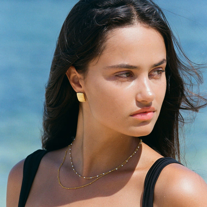 Double Bead Choker - Amara-The Livary