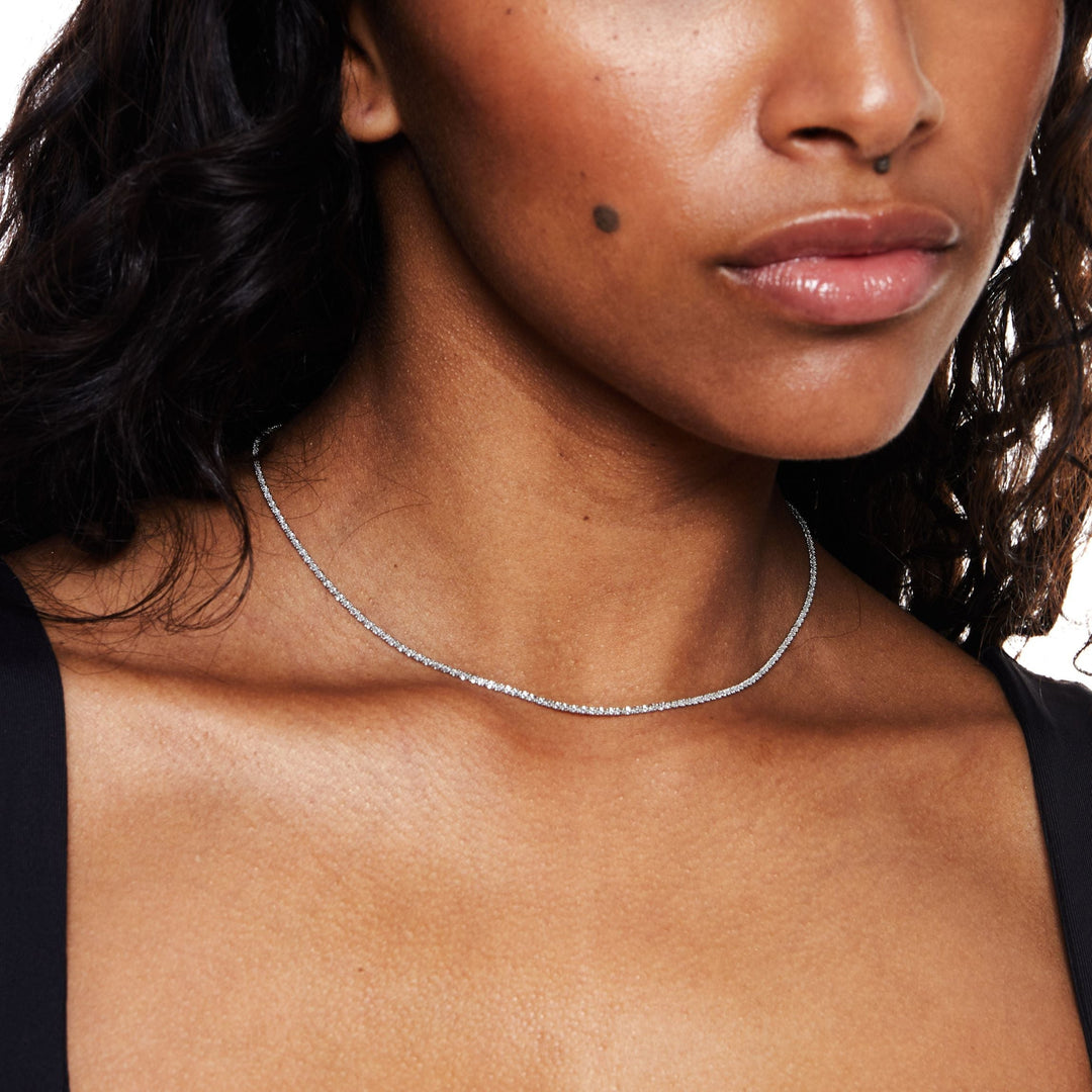 Timeless Necklace - Amaya-Silver-The Livary