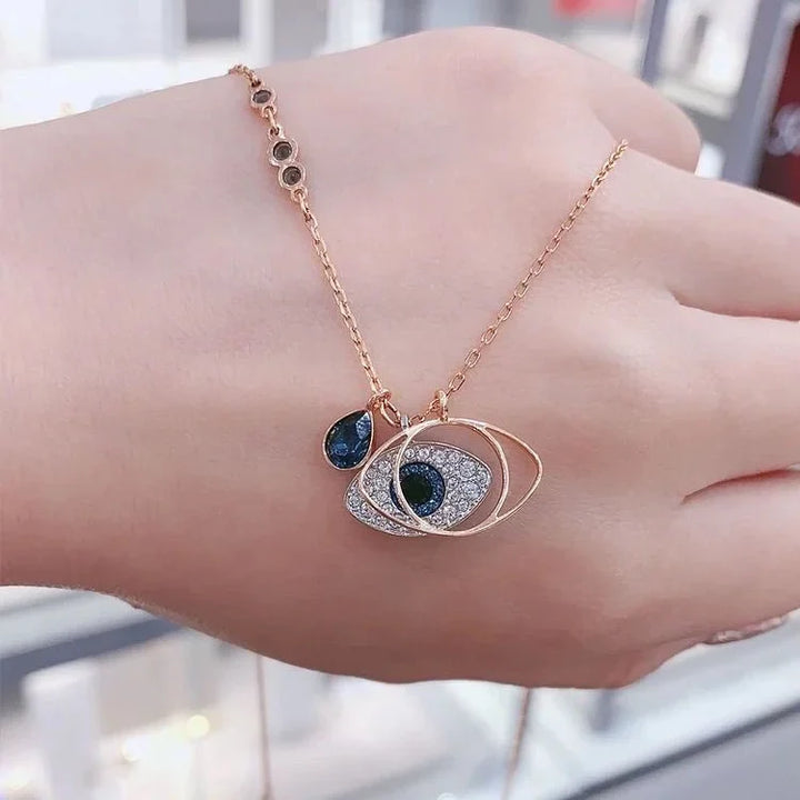 Evil Eye Necklace and Bracelet Set - Amira-Chain-The Livary