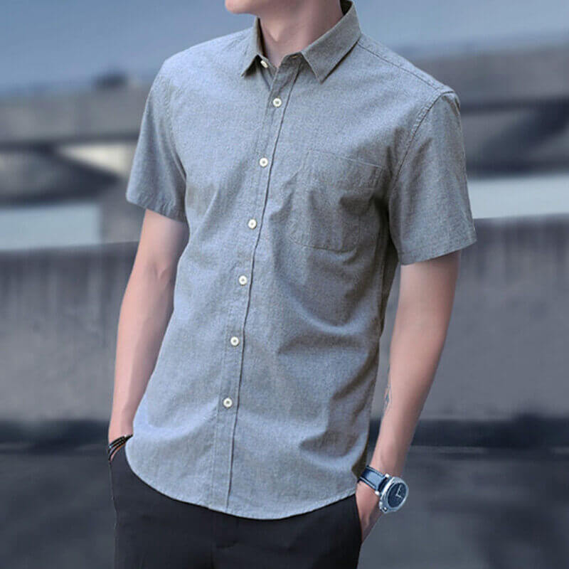 Comfortable & Stylish Breathable Men's Polo Shirt with Button Placket – Narek-Black-M-The Livary