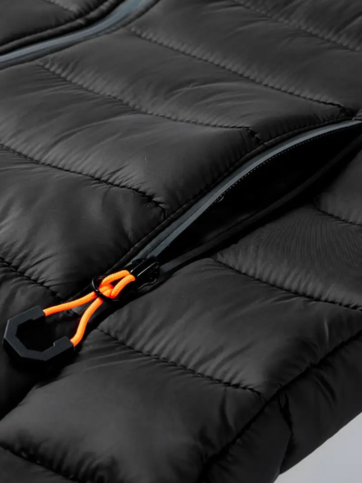 Ladies Winter Puffer Jacket with Hood - Arwen-Black-S-The Livary