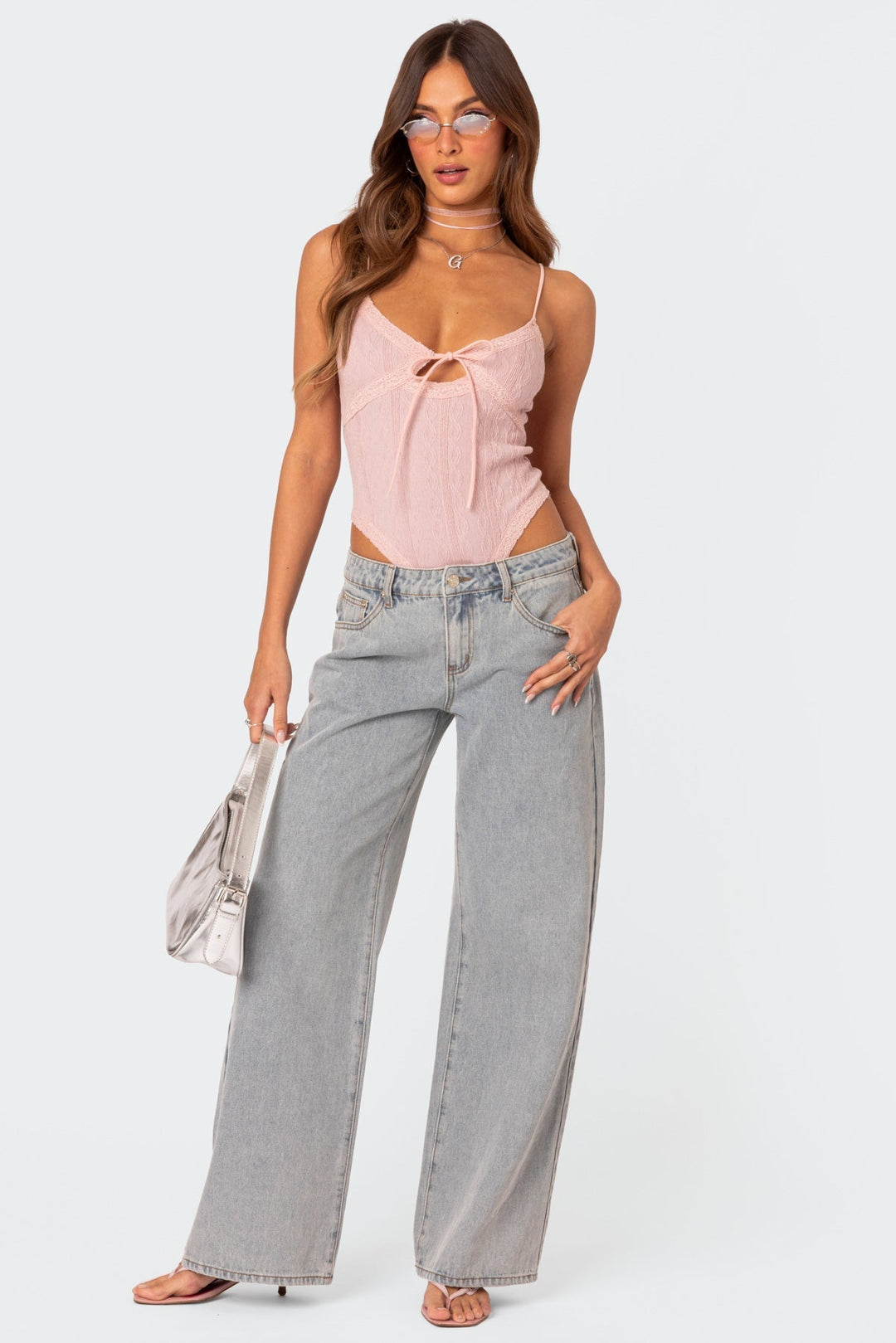 Ladies' Denim Trousers with Relaxed Fit - Skylar-S-The Livary