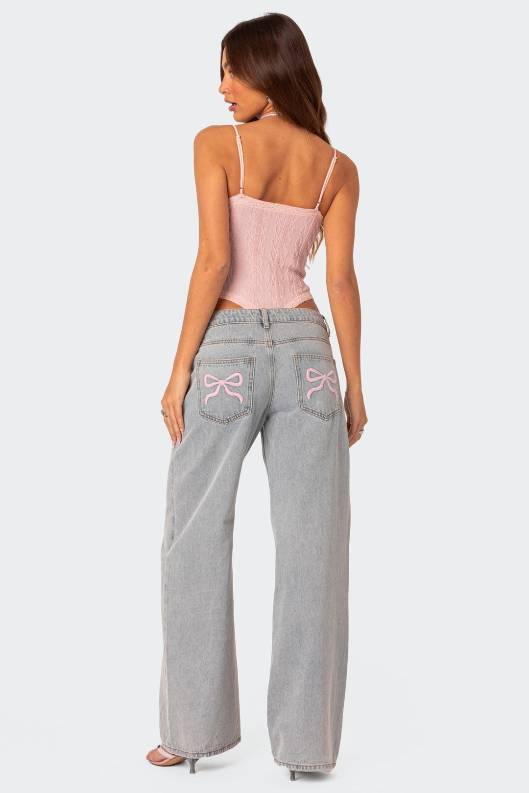 Ladies' Denim Trousers with Relaxed Fit - Skylar-S-The Livary