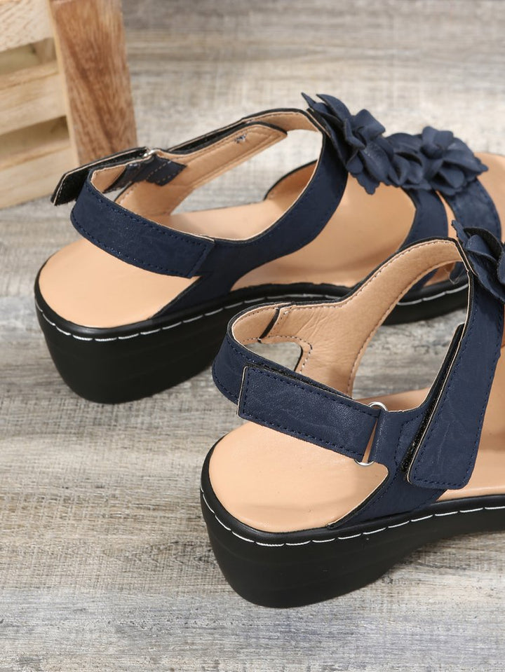 Retro summer sandals for women – Aurelia-Yellow-2.5-The Livary