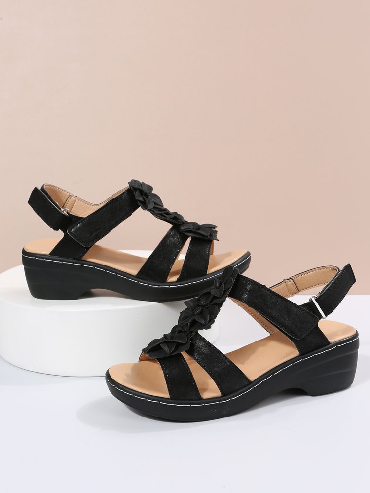 Retro summer sandals for women – Aurelia-Yellow-2.5-The Livary