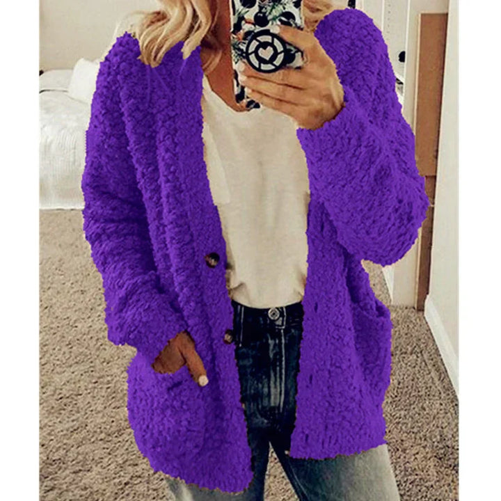 Comfortable Ladies Jacket - Lisa-Purple-S-The Livary