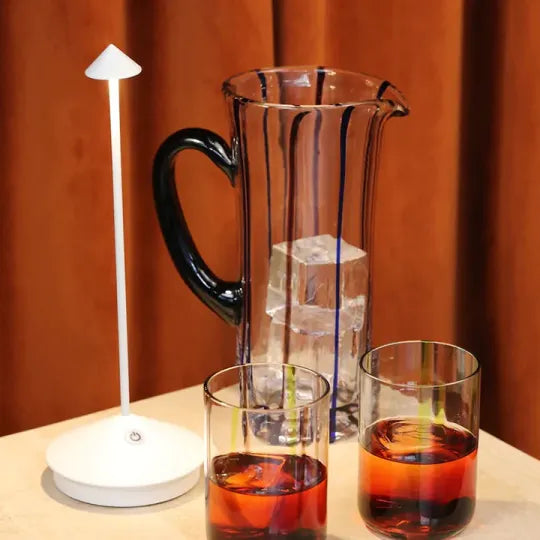 Wireless LED Table Lamp - ClarityGlow-White-The Livary