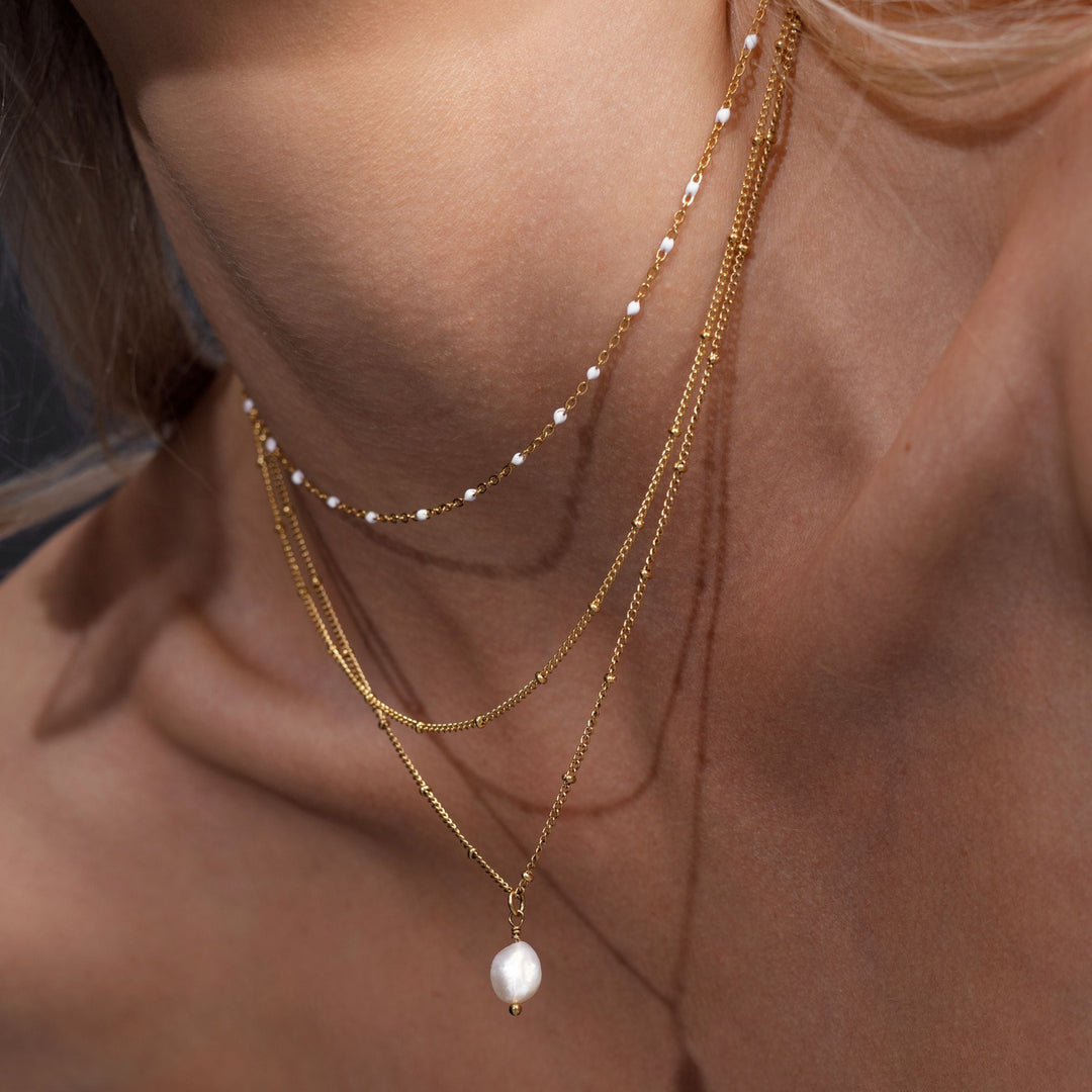 Double Bead Choker - Amara-The Livary