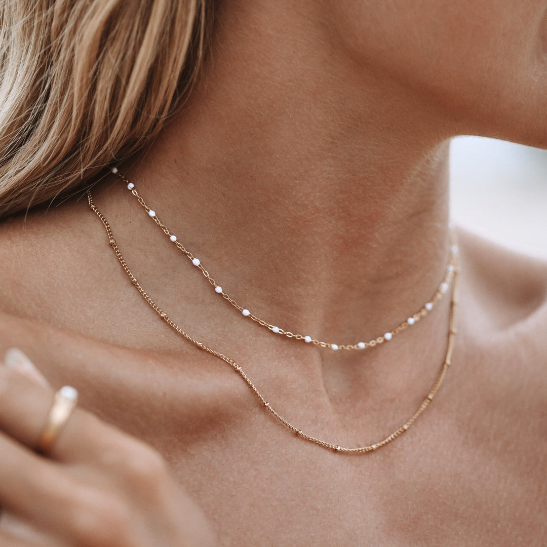 Double Bead Choker - Amara-The Livary