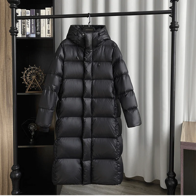 Stylish Long Quilted Winter Coat for Women - Mila-Black-S-The Livary