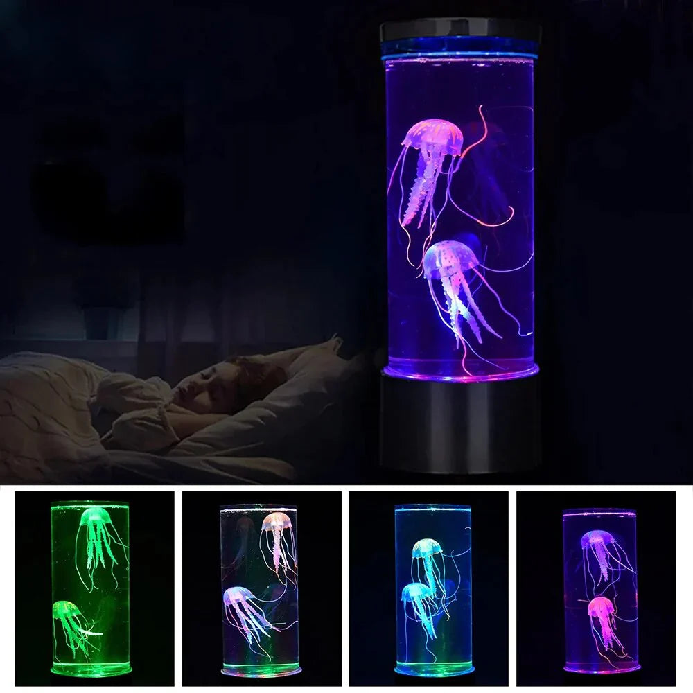 LED Jellyfish Lava Lamp - OceanGlow-The Livary