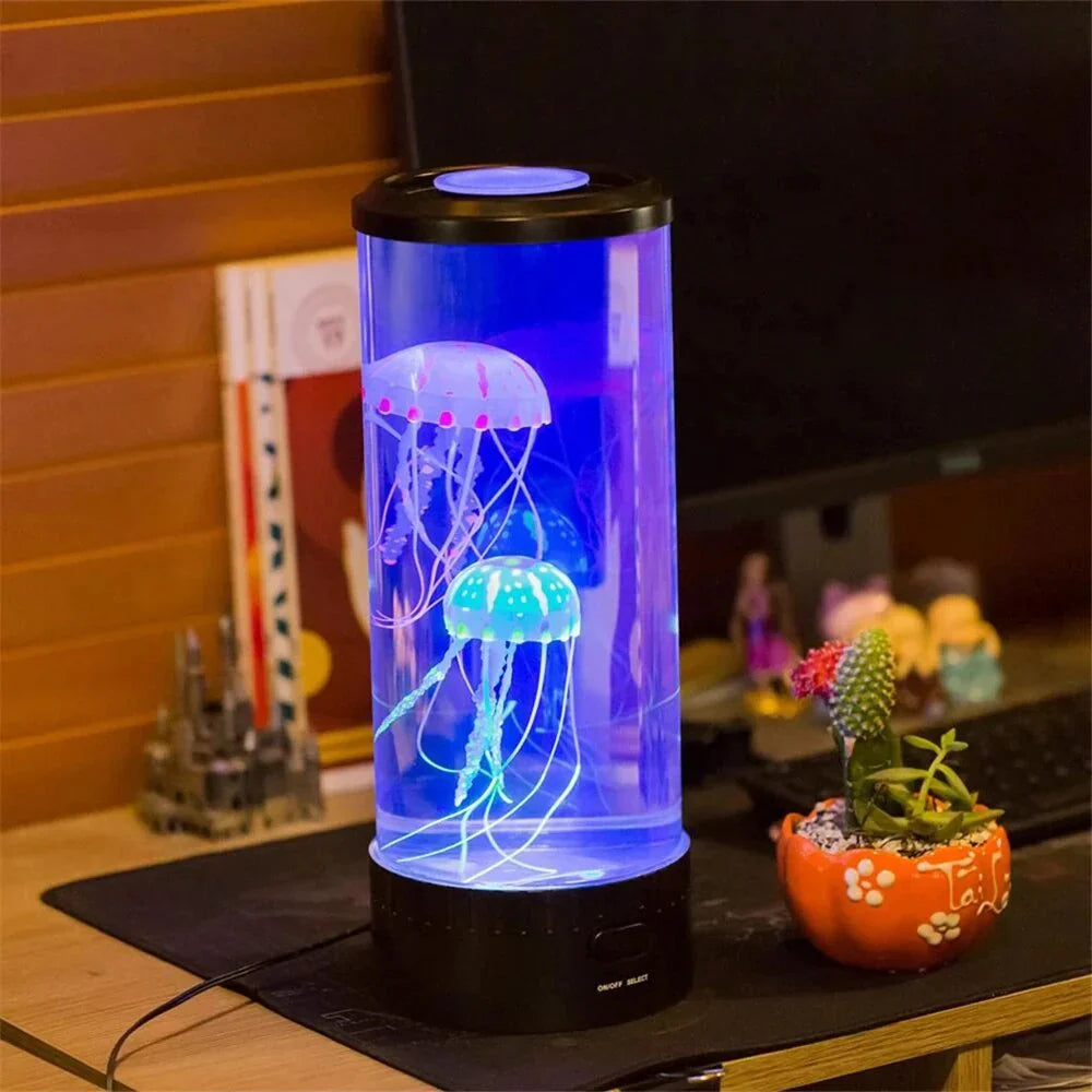 LED Jellyfish Lava Lamp - OceanGlow-The Livary