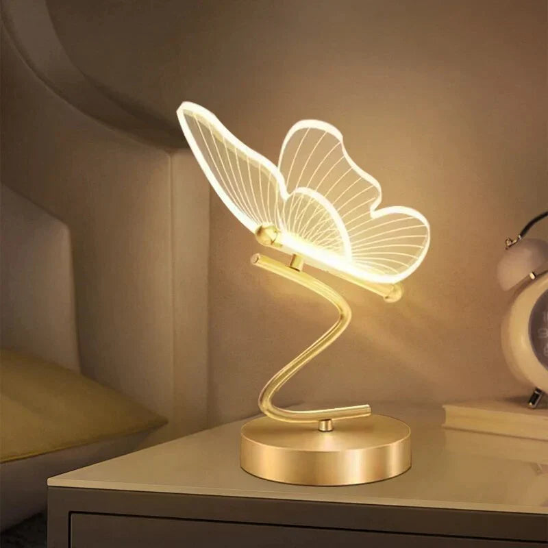 Luxury Butterfly LED Table Lamp - ButterflyLuxe-The Livary
