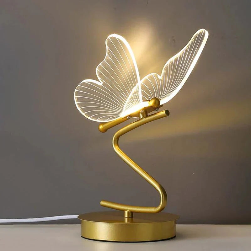 Luxury Butterfly LED Table Lamp - ButterflyLuxe-The Livary