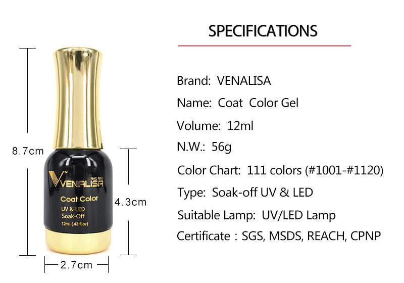 GEL NAIL VARNISH UV LED – LUXURY COLOURS 12ML-1003-The Livary