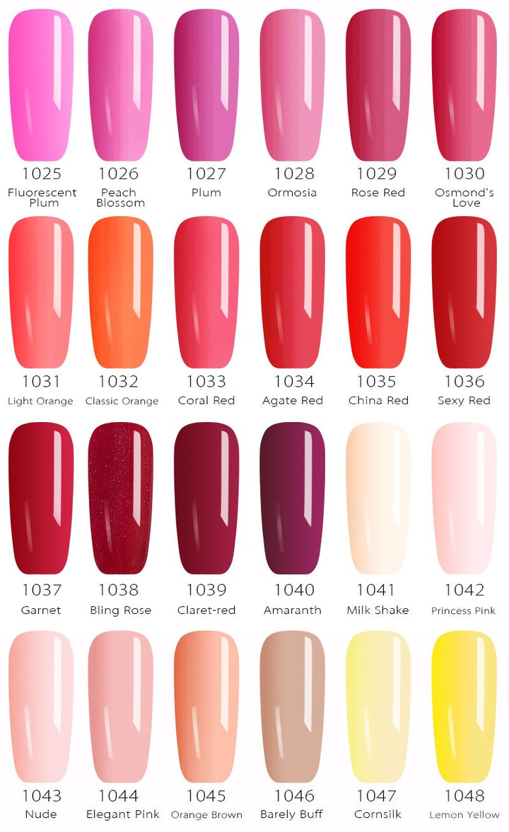 GEL NAIL VARNISH UV LED – LUXURY COLOURS 12ML-1003-The Livary