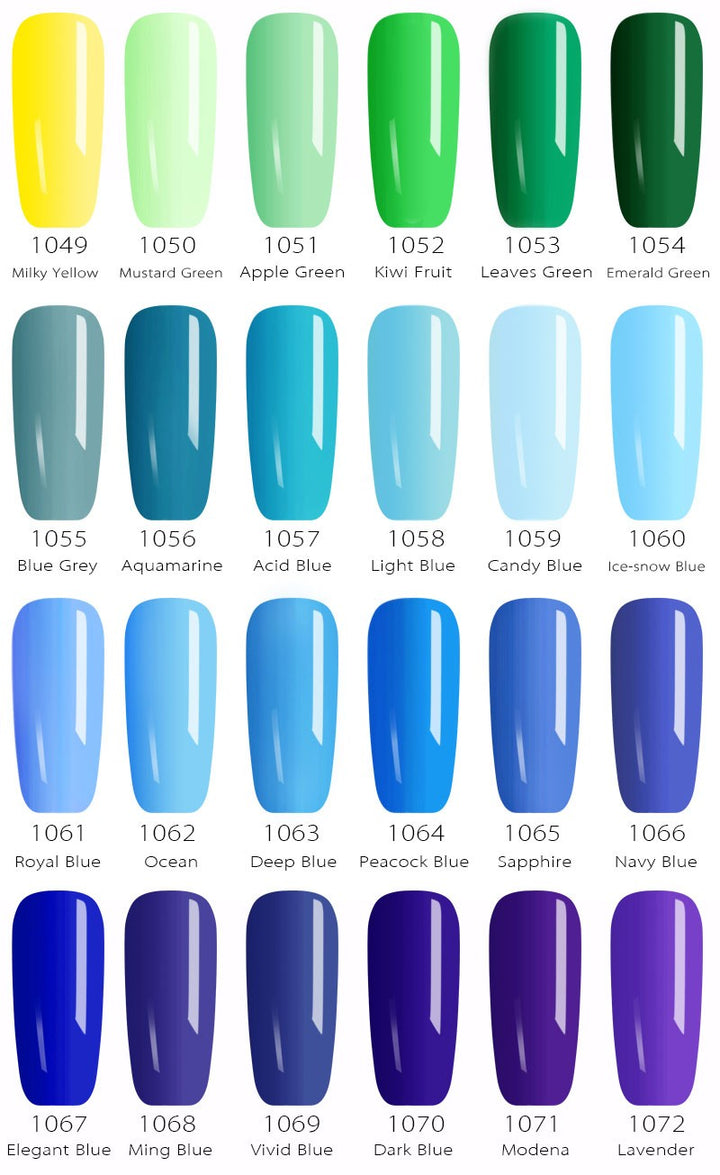 GEL NAIL VARNISH UV LED – LUXURY COLOURS 12ML-1003-The Livary