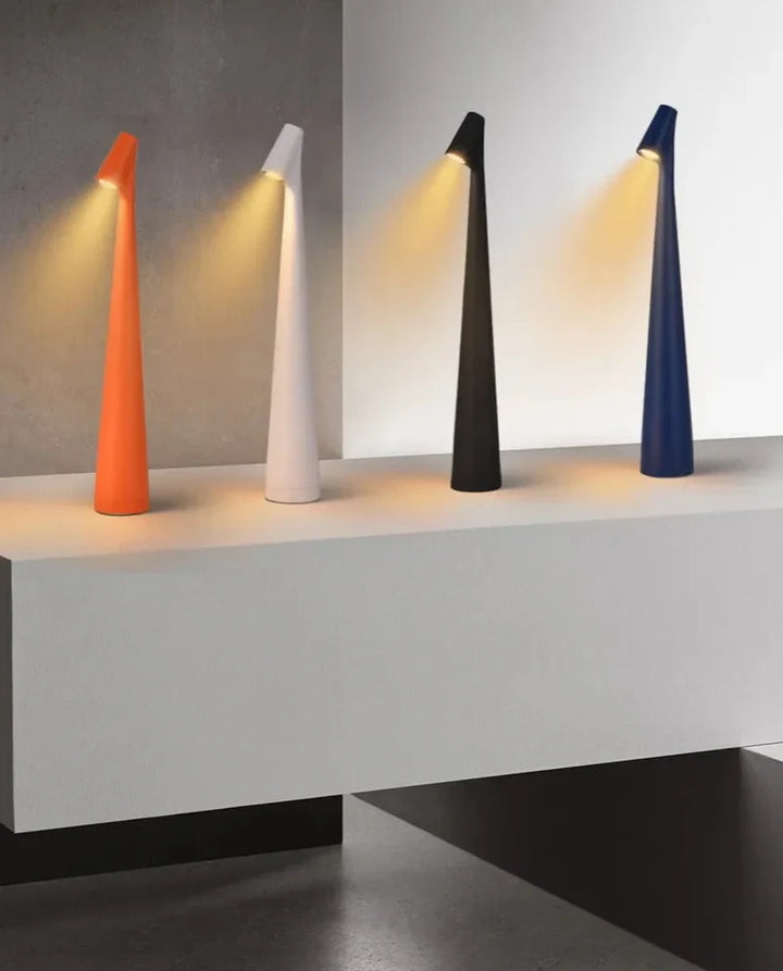 Atmospheric Wireless Table Lamp - LunaLite-Black-13.78 inches-The Livary