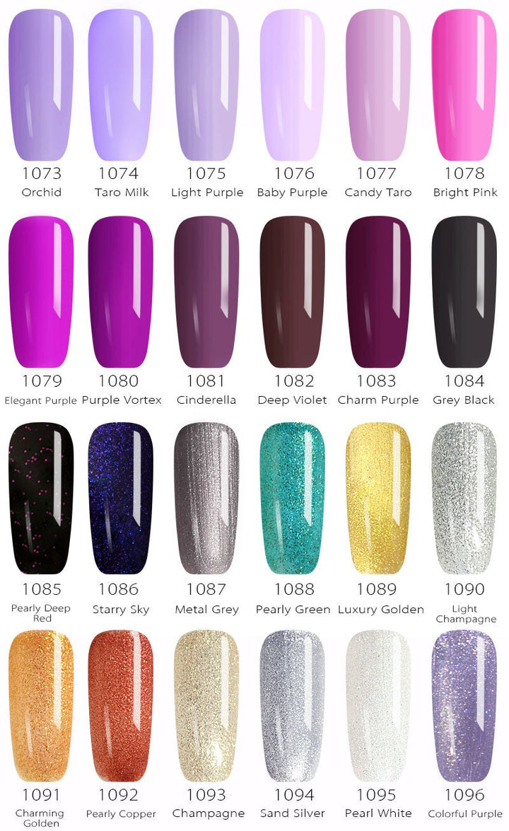 GEL NAIL VARNISH UV LED – LUXURY COLOURS 12ML-1003-The Livary