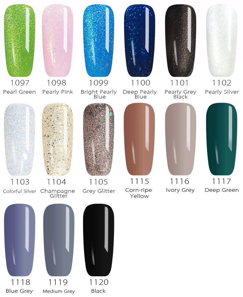 GEL NAIL VARNISH UV LED – LUXURY COLOURS 12ML-1003-The Livary