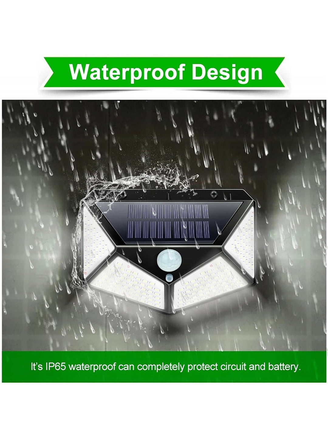 MULTIFUNCTIONAL SOLAR LAMP - WATERPROOF LED GARDEN LIGHTING WITH MOTION SENSOR-The Livary