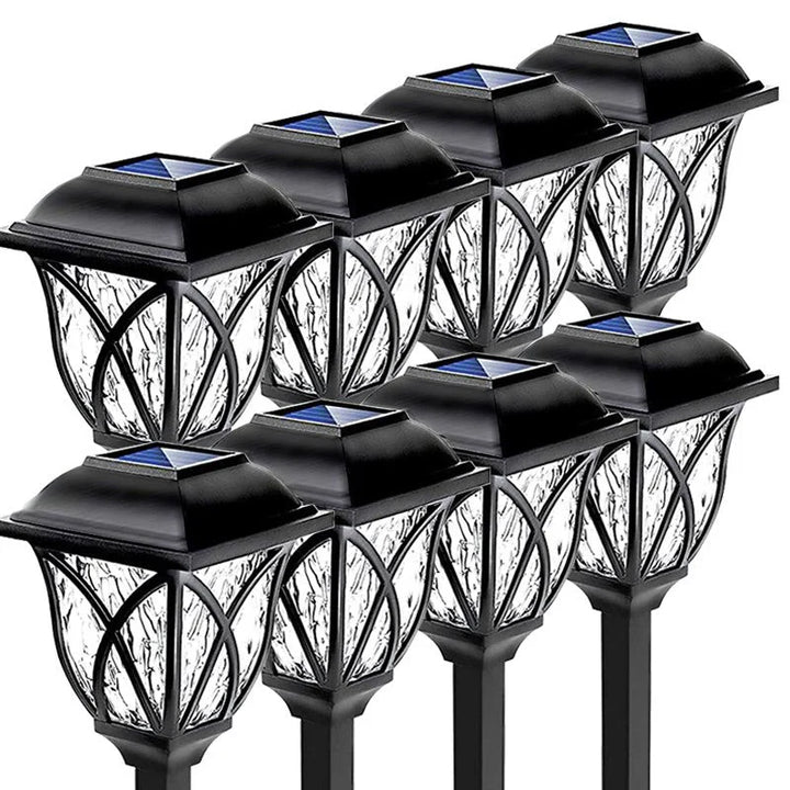 Solar Garden Lighting with Natural Enchantment - LunaGlow-White-B 300MAH-The Livary