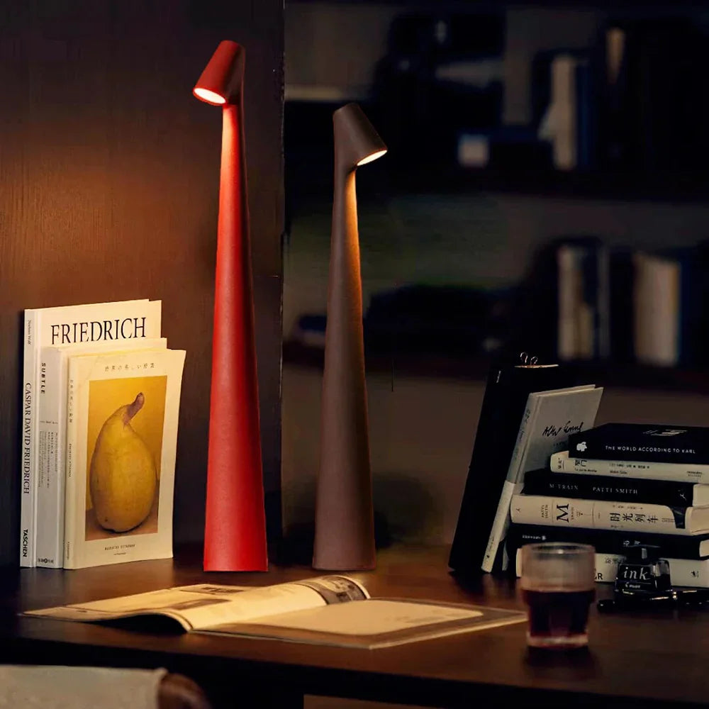 Atmospheric Wireless Table Lamp - LunaLite-Black-13.78 inches-The Livary