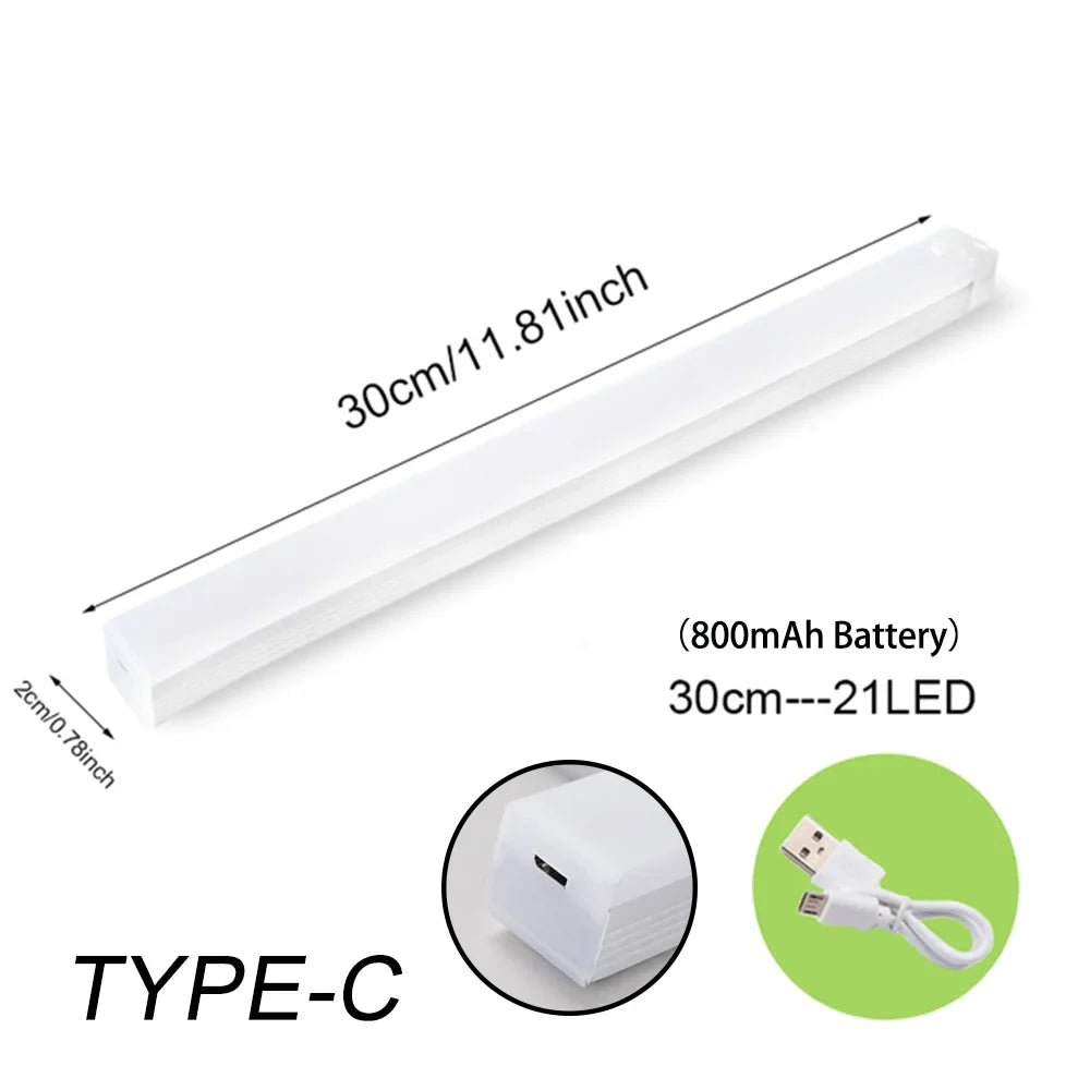 WIRELESS LED NIGHT LIGHT WITH MOTION SENSOR AND RECHARGEABLE BATTERY-The Livary