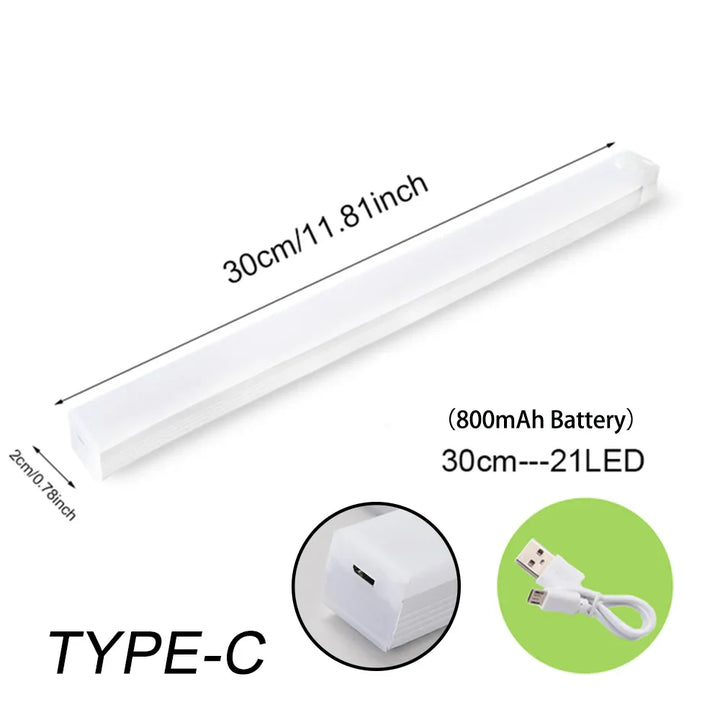 WIRELESS LED NIGHT LIGHT WITH MOTION SENSOR AND RECHARGEABLE BATTERY-The Livary