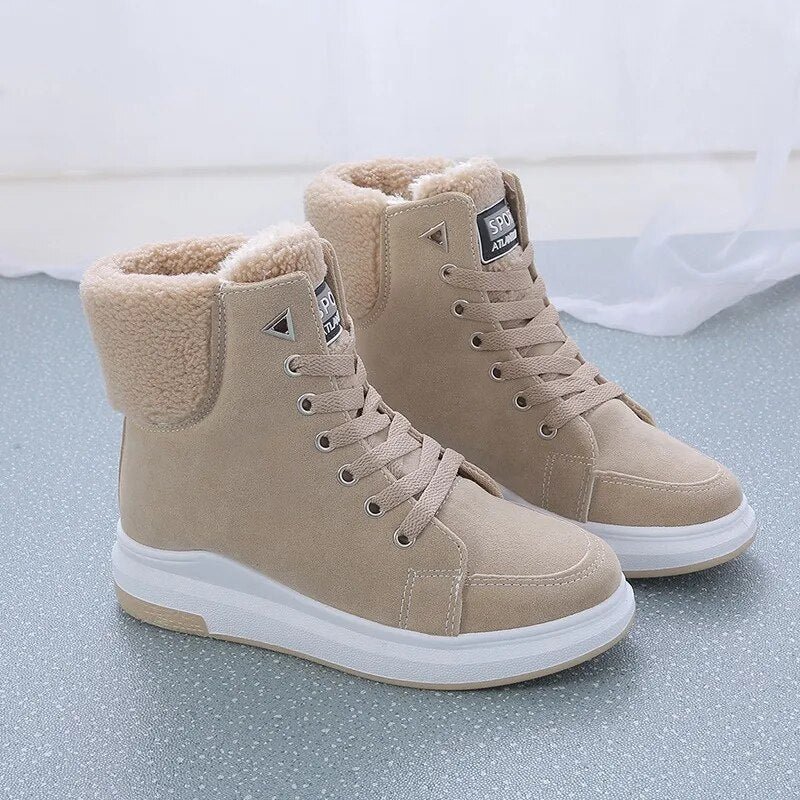 Sporty Ladies' Boots - Nora-Beige-2.5-The Livary