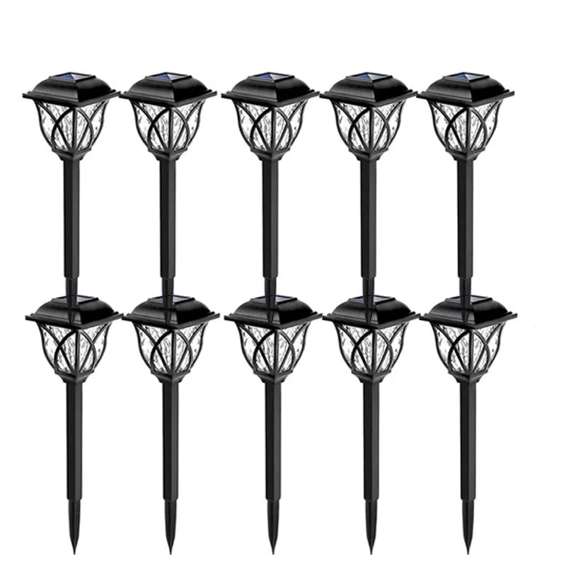 Solar Garden Lighting with Natural Enchantment - LunaGlow-White-B 300MAH-The Livary