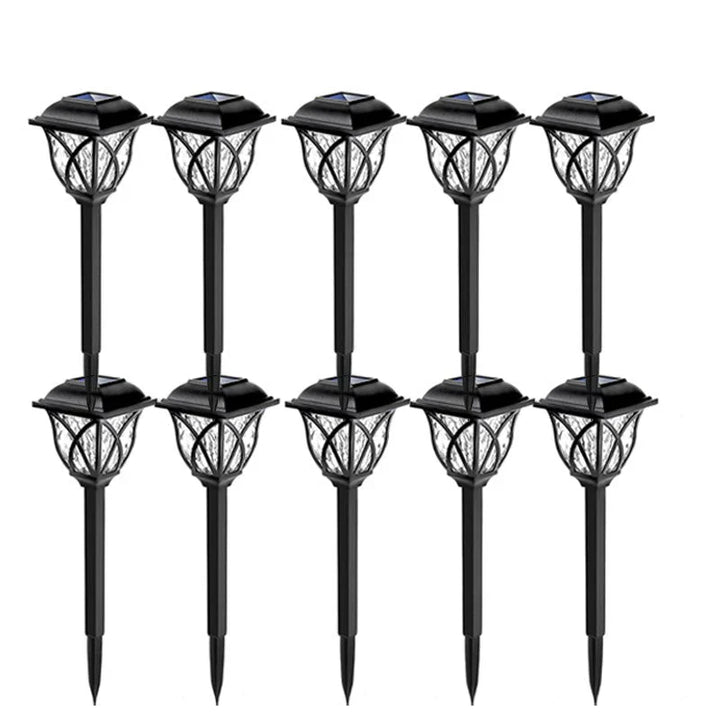 Solar Garden Lighting with Natural Enchantment - LunaGlow-White-B 300MAH-The Livary