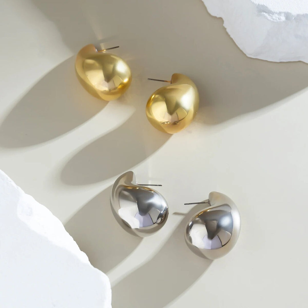 Vintage Teardrop Earrings - Aurielle-Gold-The Livary