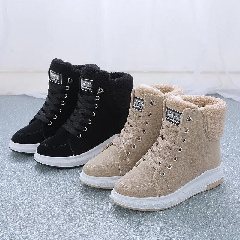 Sporty Ladies' Boots - Nora-Beige-2.5-The Livary