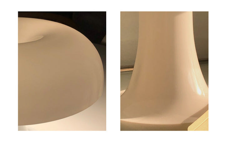 DESIGNER LED TOADSTOOL TABLE LAMP - MODERN MINIMALIST FOR BEDROOM & LIVING ROOM-Orange-EU Plug-The Livary
