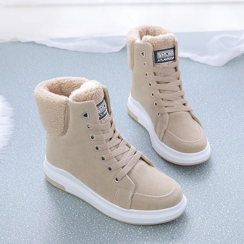 Sporty Ladies' Boots - Nora-Beige-2.5-The Livary
