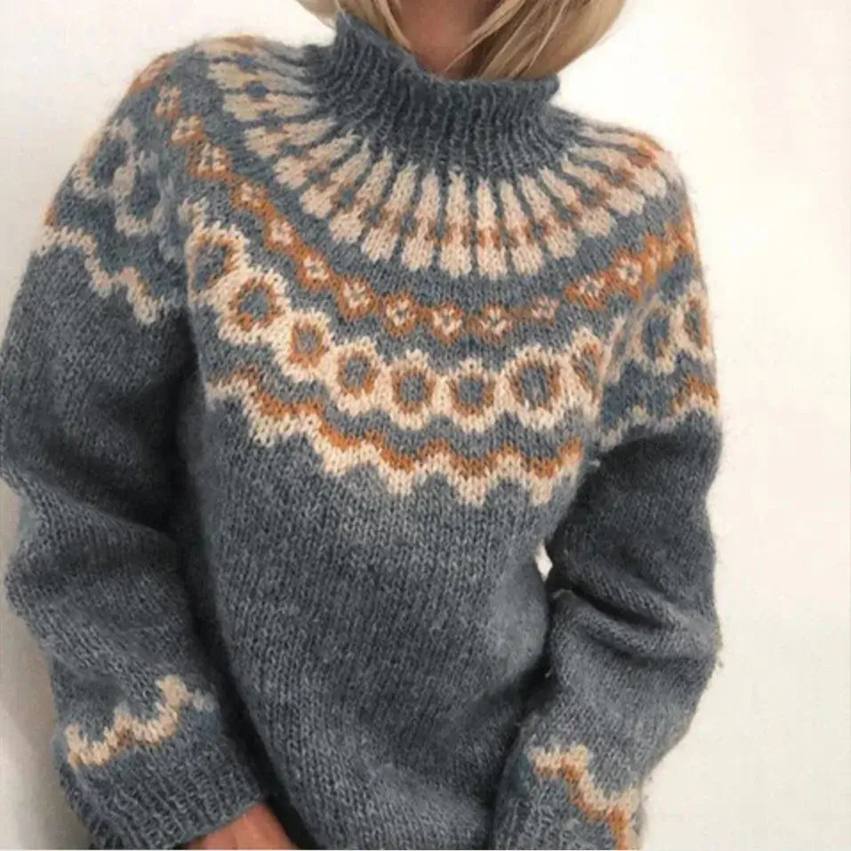 Stylish and Comfortable Sweater - Sofia-Gray-S-The Livary