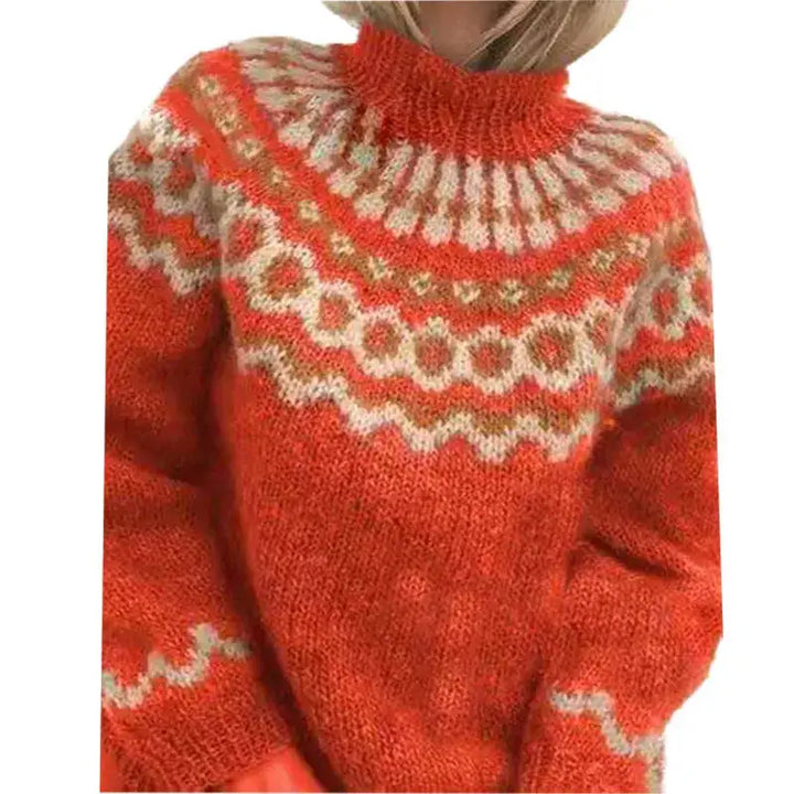 Stylish and Comfortable Sweater - Sofia-Red-S-The Livary