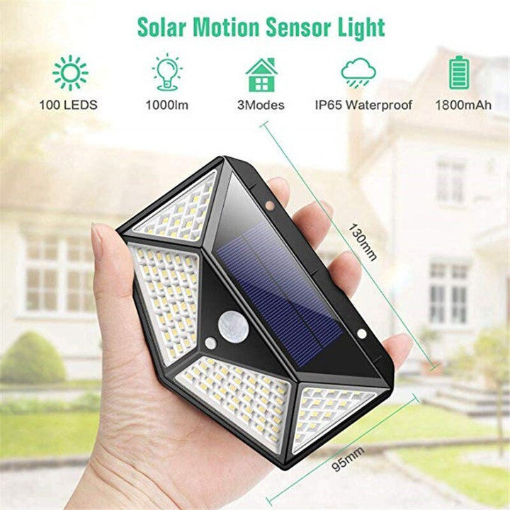MULTIFUNCTIONAL SOLAR LAMP - WATERPROOF LED GARDEN LIGHTING WITH MOTION SENSOR-The Livary