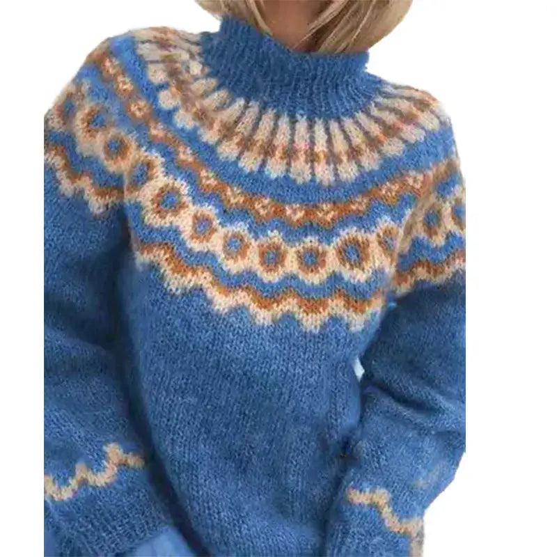 Stylish and Comfortable Sweater - Sofia-Blue-S-The Livary